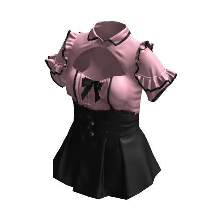 Y2K Sweet Dream Dress Pink&Black[JEYS]