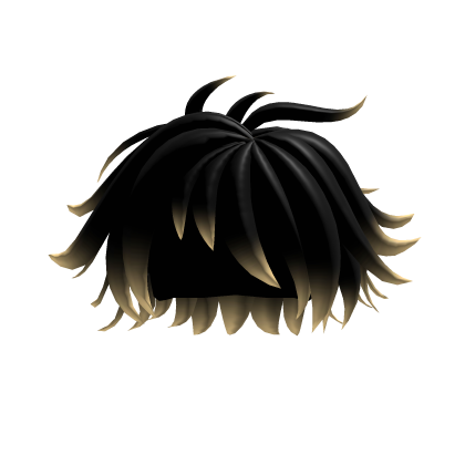 Black to Blonde Anime Boy Hair Roblox item