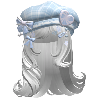 ♡ Christmas Fluffy Beret Combo (Blue)