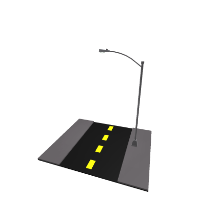 Road with Street Pole