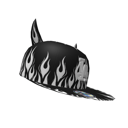 GORRA DE FLAMAS BLACK 
