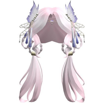 Kim's Pink Butterfly Met Gala Hair Roblox item