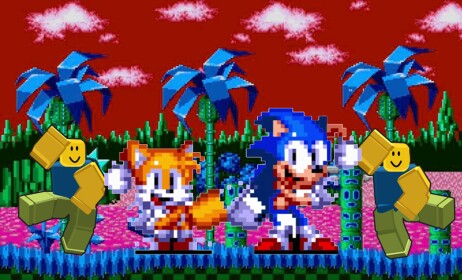 (RP) Classic Sonic And Tails Dancing
