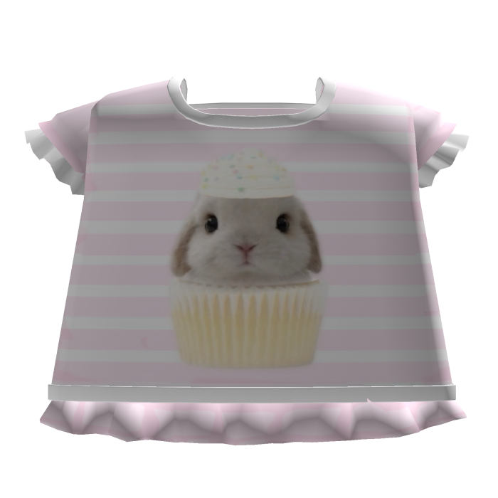 ♡ kawaii cute little bunny top tweencore cupcake