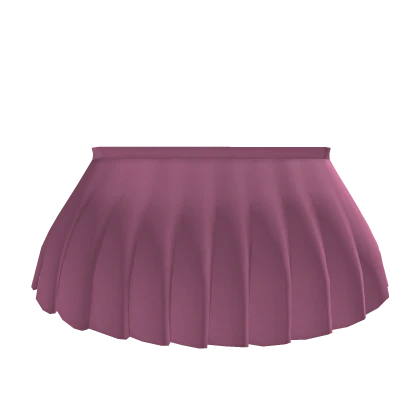 Pink pleated skirt roblox best sale