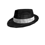 Classic Black Sparkle Fedora