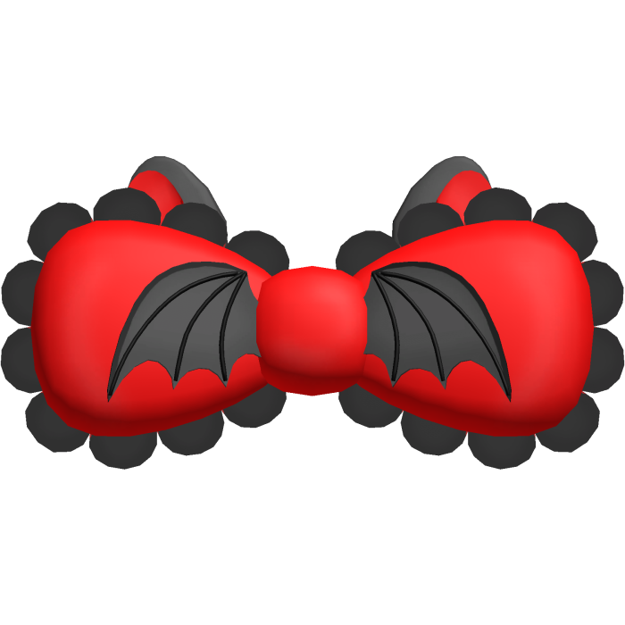 . ‿ ♡ adorable hauntie bat bow .ᐟ.ᐟ