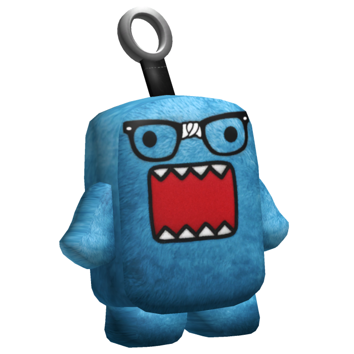 Blue Domo Keychain