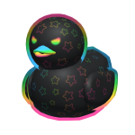 Rainbow Neon Star Duck | Catalog Avatar Creator
