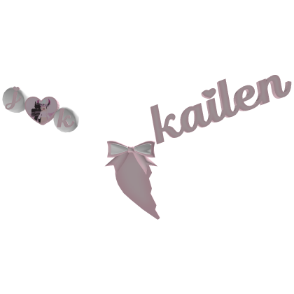 . ‿ ♡ kailen bff lock addon pink thumbnail