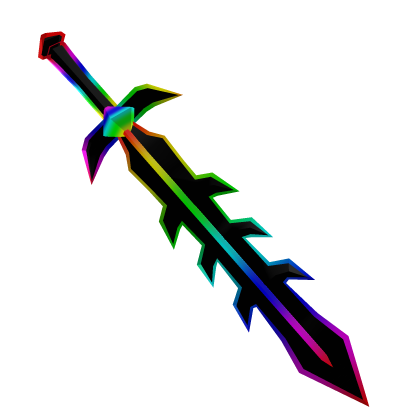 Cartoony Rainbow Sword Roblox item