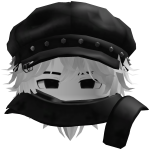 Vkei white hair with beret