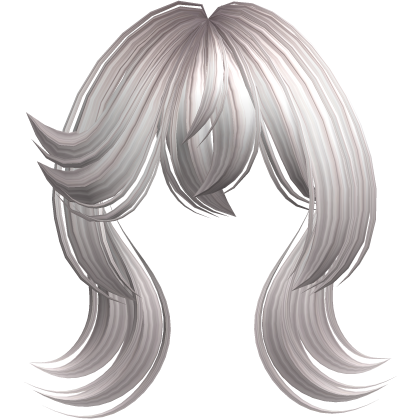 Punk Fluffy Spiky Long Bangs (Silver) Roblox item
