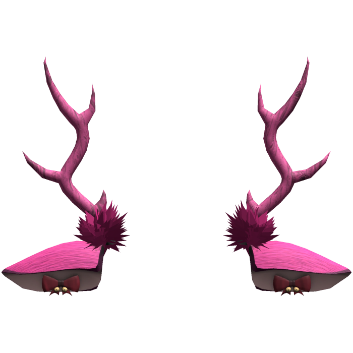 pink christmas deer