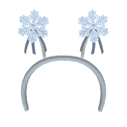 Snowflake Boppers Headband Blue Glitter Roblox Item Rolimon s