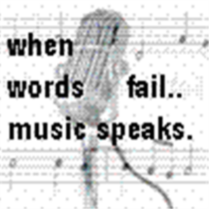 When words fail music speaks Roblox decal