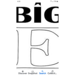 The BIG WORD E