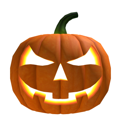 Spooky Halloween Pumpkin Head