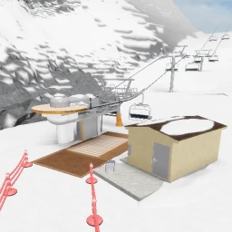Ski lift test icon