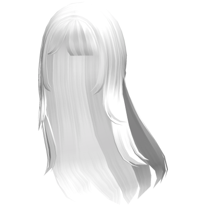 Wavy Windy Long Cozy Anime Hair in White Roblox item