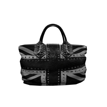 GRUNGE Y2K UNION JACK WEEKENDER BAG BLACK [2] | Roblox Item