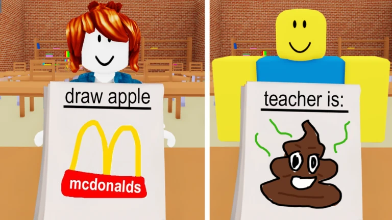 More About PRANK THE TEACHER, Image source: Roblox.com