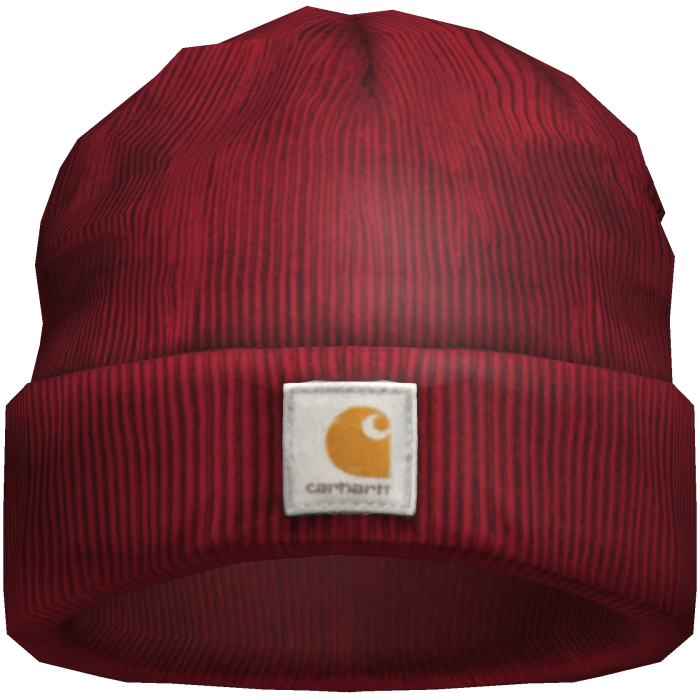 Red Realistic CHart Beanie