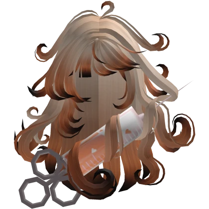 Halloween Nurse Swirly Syringe Hair(Blonde&Ginger) Roblox item render