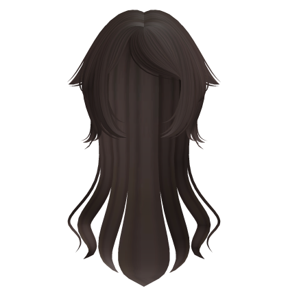 ♡ kawaii brown long anime hair Roblox item