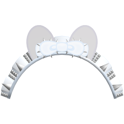 ♡ bunny spikes headband in blue