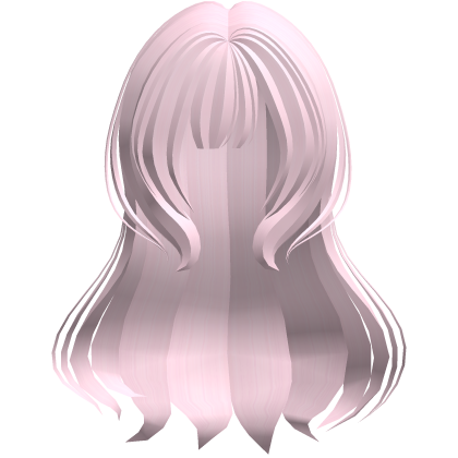 long 2000s moe fluffy anime hair pink Roblox item