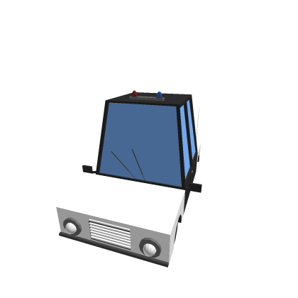 Police Vehicle Low Poly