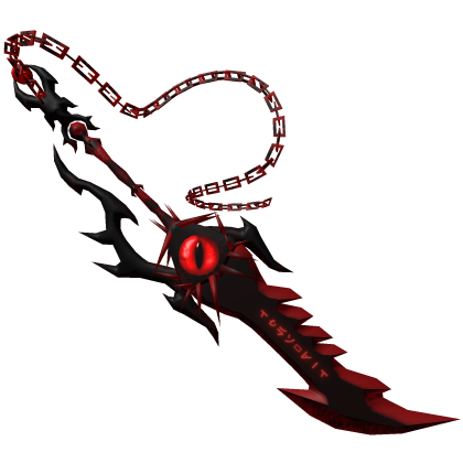 [👁 ANIMATED EYE] Dark Red Chained Overseer Sword thumbnail