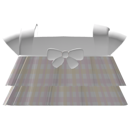 ꒰♡ cute plaid yellow/pink dress ꒰♡ Roblox item