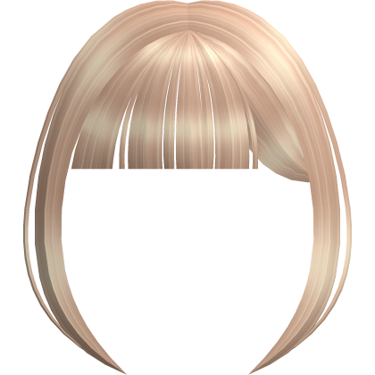 Blonde Round Bangs Roblox item