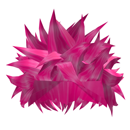 Messy bedhead boy hair [Bright pink]