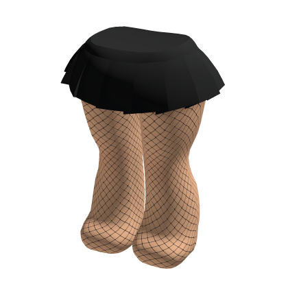 Chibi Doll Skirt + Fishnet