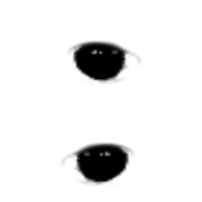 Creepy WARIO Eyes for Regular 64 Roblox decal
