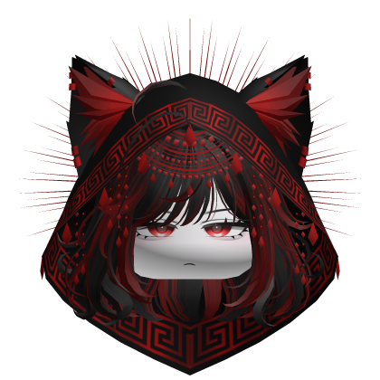 Egyptian Bob w/ Divine Red Black Hood