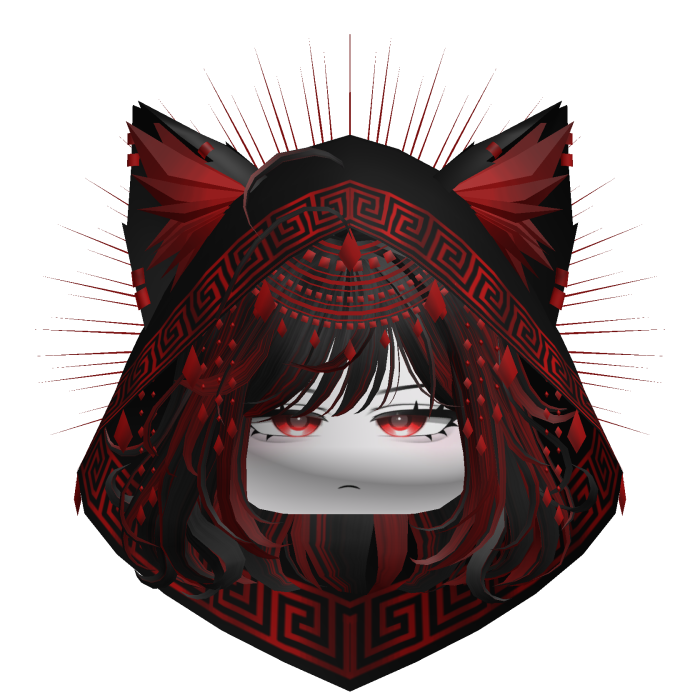 Egyptian Bob w/ Divine Red Black Hood