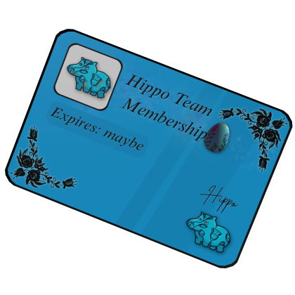 Hippo Team Membership Card thumbnail