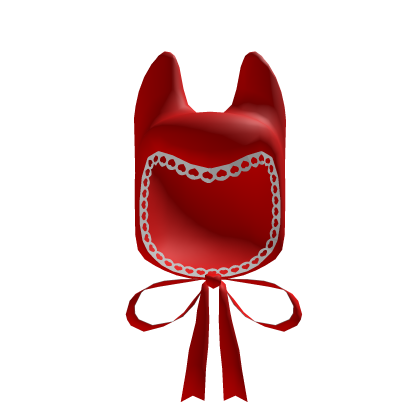 devil hood with lace
