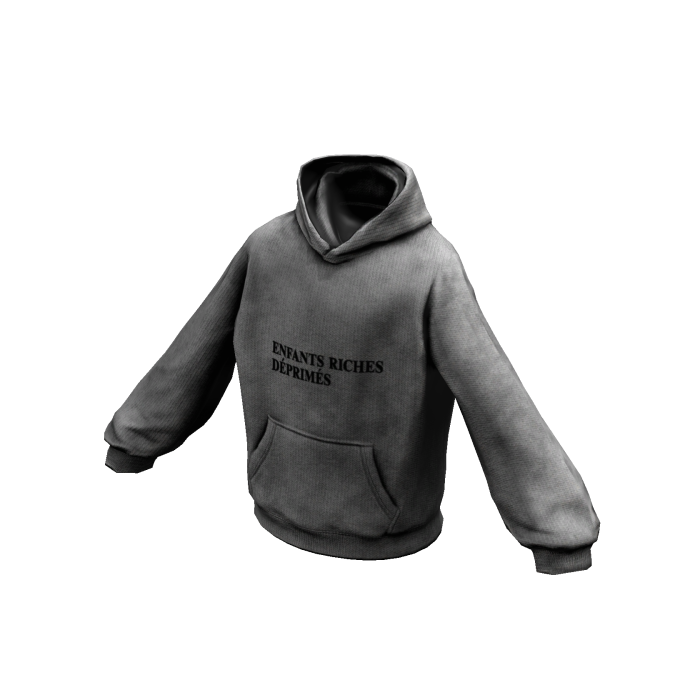 Grey Emo Vkei ERD Hoodie