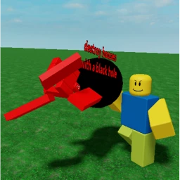 ⚫Destroy houses with a black hole!⚫ icon