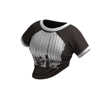 Cozy Graphic Y2K Tee (Brown White)