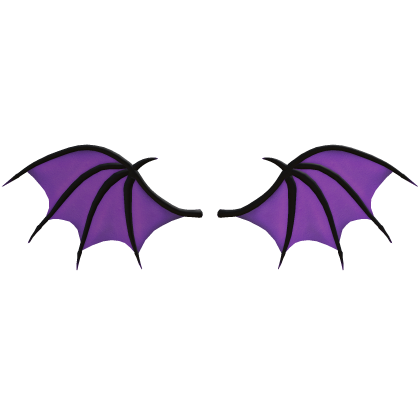 Purple Bat Wings