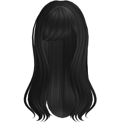 ꒰♡ kawaii dollete long black hair