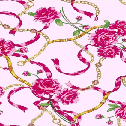 Gyaru Rose and Gold Pink Pattern