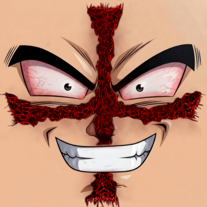 Dragon ball crossed face Roblox decal