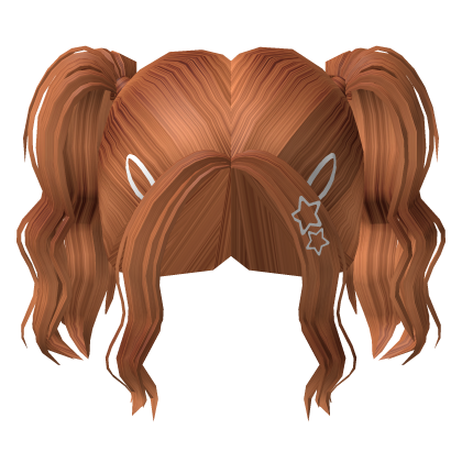 Ginger Cheap Curly Ponytails with Clips Roblox item